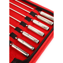 Mr. Steel Pack 13 Tiges d'urètre Ovalund Bud 26 cm - Diamètres 2 à 14mm